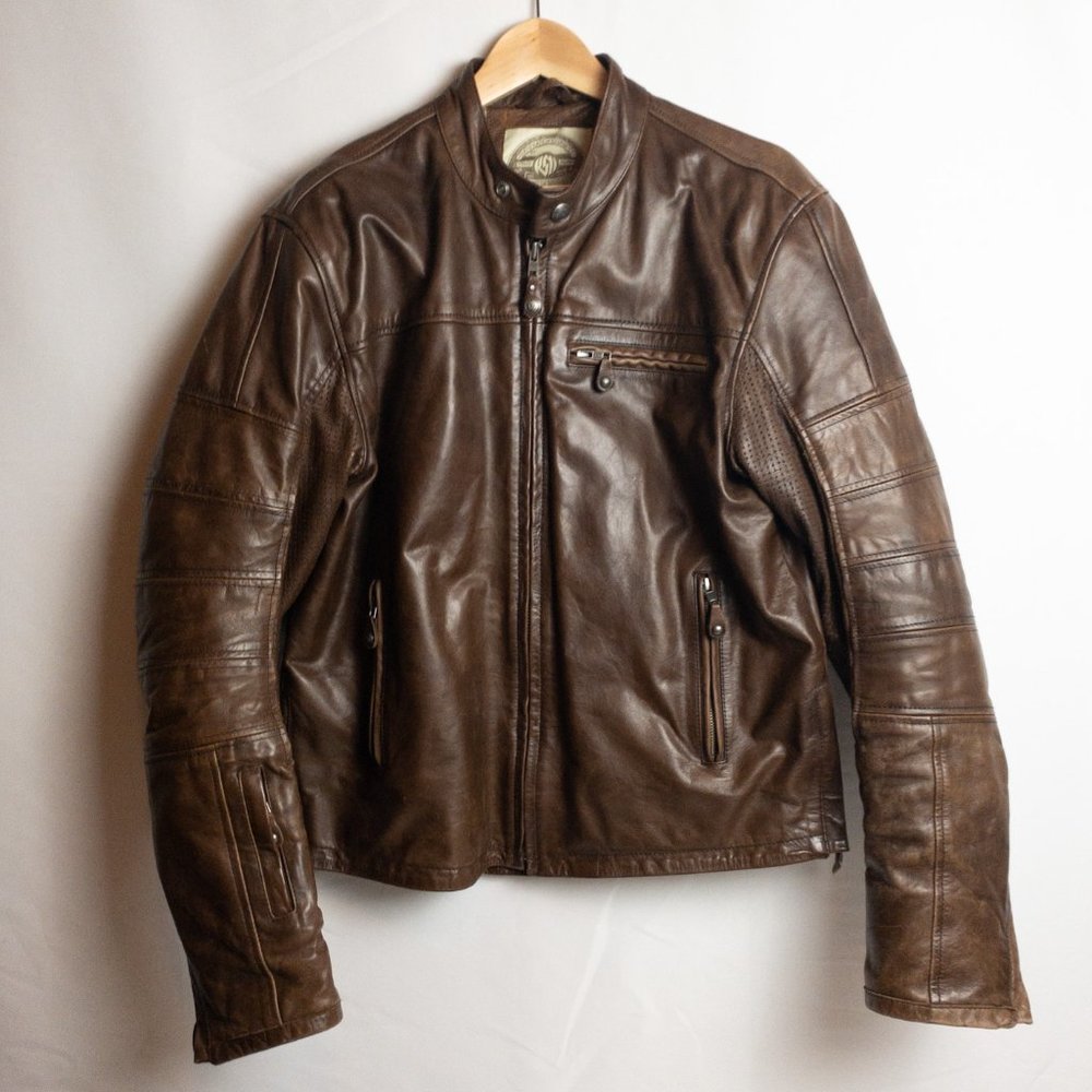 Roland Sands Ronin RS Signature Leather Jacket Size Large - Picture 1 of 9